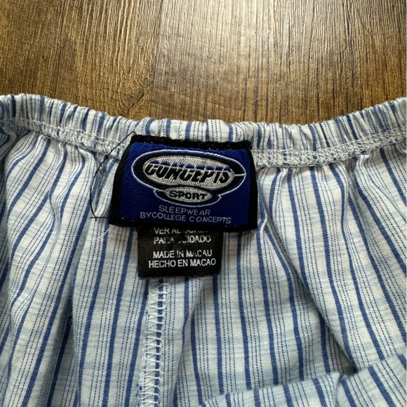 Vtg Y2K Florida Gators Boxer Shorts Sz S/M Blue White Stripe Plaid - Picture 8 of 9